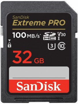 Sandisk memory card SDHC 32GB Extreme Pro UHS-I V30