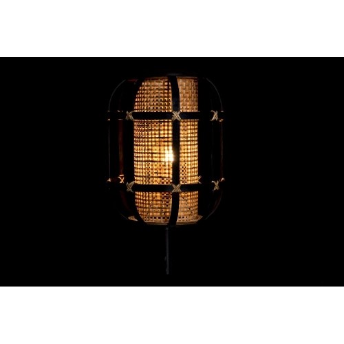 Galda lampa DKD Home Decor Melns Brūns Koloniāls 220 V 50 W (31 x 31 x 51 cm) image 2