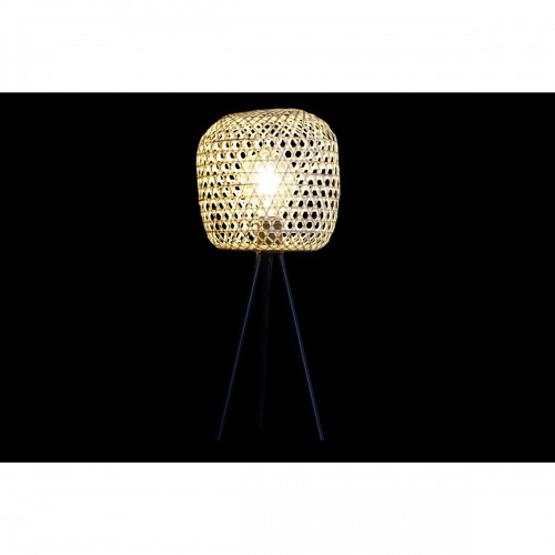Galda lampa DKD Home Decor Melns Brūns 220 V 50 W Tropiskais (23 x 23 x 56 cm) image 2