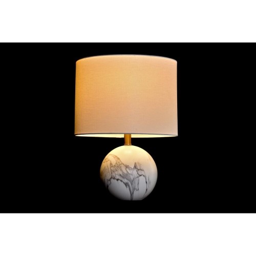 Galda lampa DKD Home Decor Bronza Balts 220 V 50 W Moderns (36 x 36 x 52 cm) image 4
