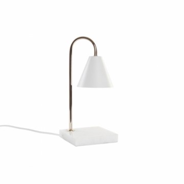 Настольная лампа DKD Home Decor Позолоченный Белый (15 x 15 x 33 cm)