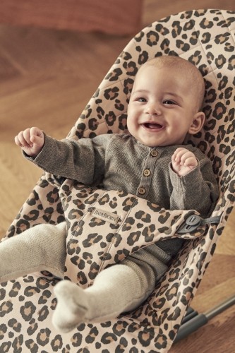 Babybjorn BABYBJÖRN šūpuļkrēsls Bliss, Beige/Leopard, Cotton 6075 image 3