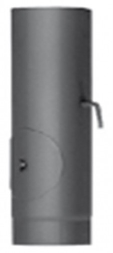 Jeremias Melno dūmvadu caurule D180 0.5m ar šīberi, ar revīziju image 1