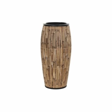 stādītājs DKD Home Decor Dabisks Melns Metāls Rotangpalma (40 x 40 x 82 cm)