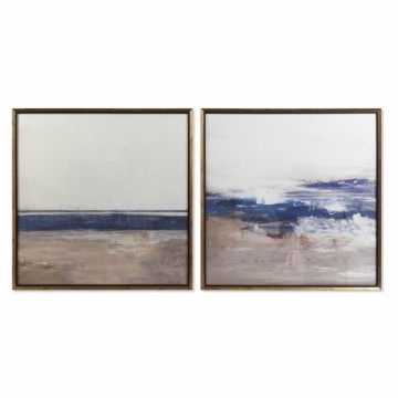 Glezna DKD Home Decor Abstrakts Moderns (80 x 3 x 80 cm) (2 gb.)