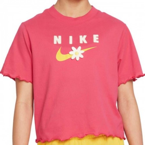 Krekls ar Īsām Piedurknēm ENERGY BOXY FRILLY Nike DO1351 666  Rozā image 1