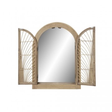 Настенное зеркало DKD Home Decor Натуральный Коричневый ротанг (61 x 4 x 84 cm) (61 x 5 x 85 cm)