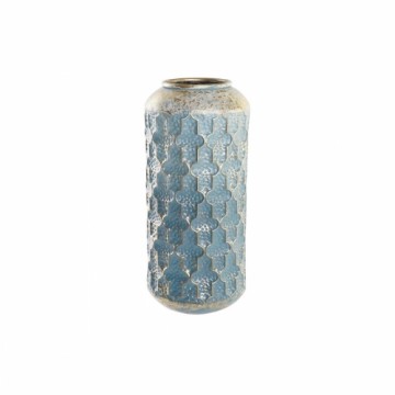 Vāze DKD Home Decor Zils Bronza Metāls Arābija (23 x 23 x 52 cm)