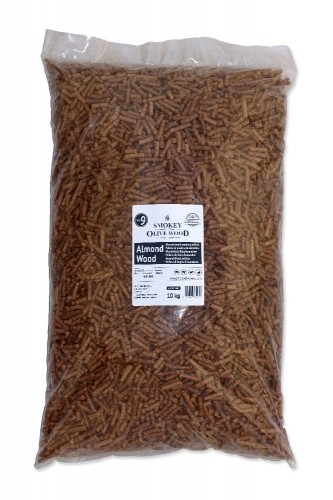 Medžio granulės SMOKEY OLIVE WOOD Almond Pellets (migdolas), ø 6 mm, 10 kg image 1