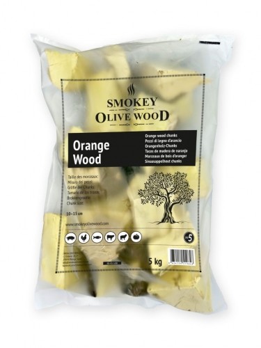 Medžio gabaliukai SMOKEY OLIVE WOOD Orange (Apelsinmedis) No.5, 5kg image 1