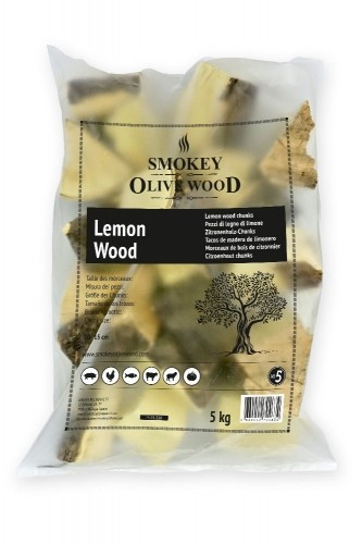 Medžio gabaliukai SMOKEY OLIVE WOOD Lemon (Citrinmedis) No.5, 5 kg image 1