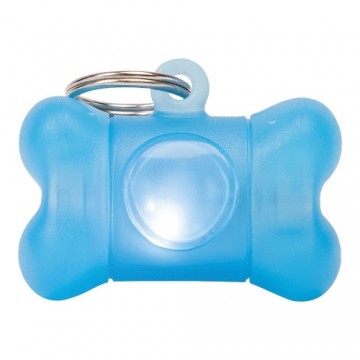 Dzīvnieku Soma ar Padevēju United Pets Bon Ton Suns LED Licht Zils (3.5 x 1.8 x 2.3 cm)