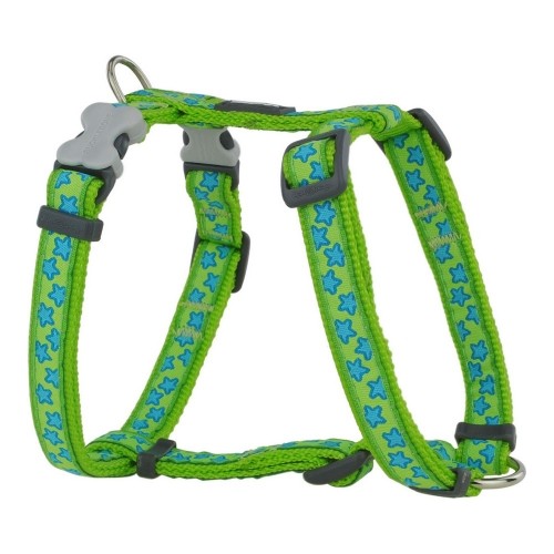 Suņu drošības siksna Red Dingo Style Zvaigzne Zaļš 30-48 cm image 1