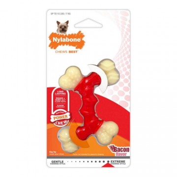 Dog teether Nylabone Extreme Chew Dubultā Bacon M Izmērs Neilons Termoplastisks