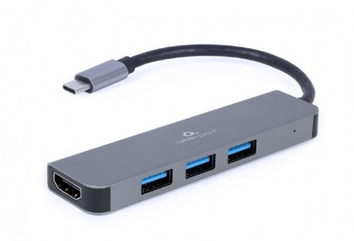 I/O ADAPTER USB-C TO HDMI/USB3/2IN1 A-CM-COMBO2-01 GEMBIRD image 1