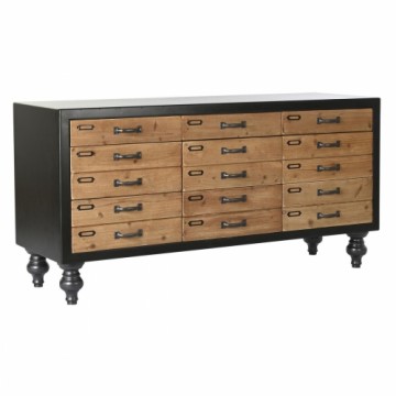 Bufete DKD Home Decor Egle Dabisks Melns (127 x 40 x 64 cm)