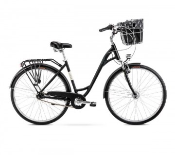 Romet Art Deco Lux melns + grozs (AR) 2228550 20L velosipēds