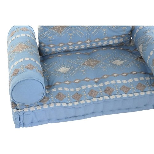 Садовое кресло DKD Home Decor Синий Хлопок (90 x 50 x 55 cm) image 4