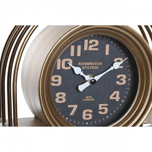 Настольные часы DKD Home Decor Stikls Melns Bronza Dzelzs (25 x 8 x 31 cm) image 3