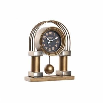 Настольные часы DKD Home Decor Stikls Melns Bronza Dzelzs (25 x 8 x 31 cm)