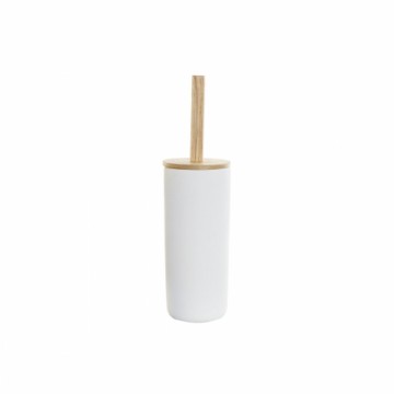 Щетка для унитаза DKD Home Decor Натуральный Белый Керамика (10 x 10 x 38 cm)