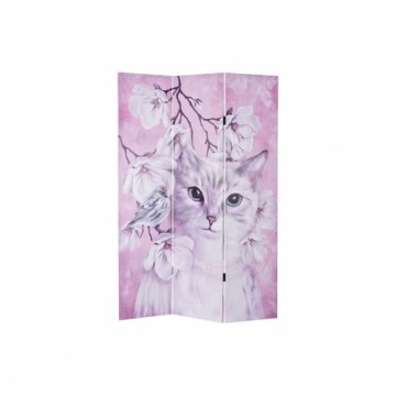 Aizslietnis DKD Home Decor Kaķis Canvas Ciedra (120 x 2,5 x 180 cm)