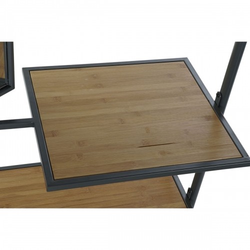 Мебель для прихожей DKD Home Decor Зеркало Металл Деревянный Коричневый Темно-серый (84,5 x 40 x 187 cm) image 4