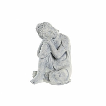 Dekoratīvās figūriņas DKD Home Decor Buda Sveķi Gaiši pelēks (18 x 14 x 23 cm)