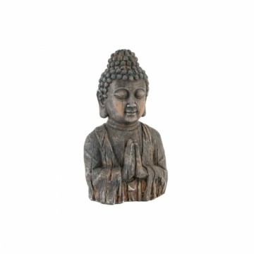 Dekoratīvās figūriņas DKD Home Decor Stikla šķiedras Pelēks Buda Stone Stikls (28 x 20 x 50 cm)