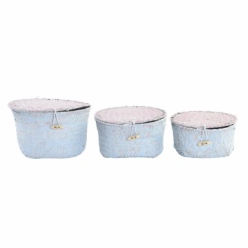 Grozs DKD Home Decor Poliesters Šķiedra Boho Vidusjūra (20 x 20 x 12 cm)