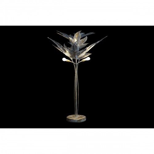 Grīdas lampa DKD Home Decor Pelēks Metāls Tropiskais Augu lapa (51 x 51 x 87 cm) image 2