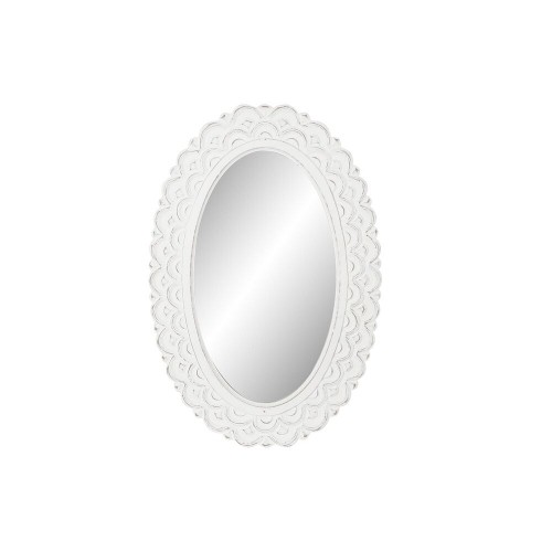Sienas spogulis DKD Home Decor Stikls MDF Balts (58 x 2,5 x 86 cm) image 1