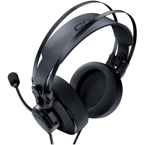 Cougar Gaming VM410 3H550P53B.0002 Headset VM410 / 53mm Driver/ 9.7mm noise cancelling Mic. / Stereo 3.5mm 4-pole and 3-pole PC adapter/Suspended Headband /Black image 5