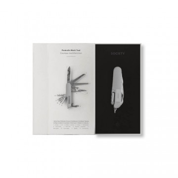 Lund-stougaard SOCIETY Paris - Penknife Multi Tool - Silver