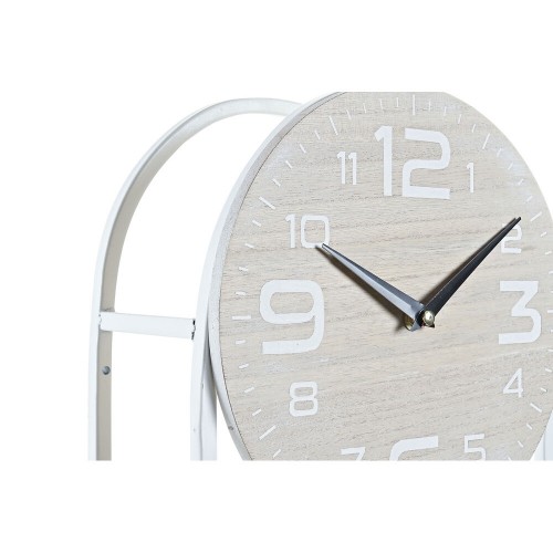 Настенное часы DKD Home Decor Натуральный Металл MDF Белый (25,5 x 11,5 x 71 cm) image 2