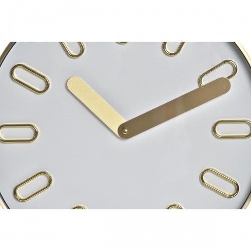 Sienas pulkstenis DKD Home Decor Stikls Pelēks Bronza Alumīnijs Balts (35,5 x 4,2 x 35,5 cm) image 4