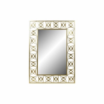 Настенное зеркало DKD Home Decor Зеркало Позолоченный Металл (66 x 2 x 91,5 cm)