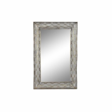 Sienas spogulis DKD Home Decor Stikls Bronza Metāls (81 x 7 x 125 cm)