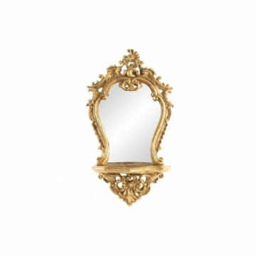 Настенное зеркало DKD Home Decor Зеркало Позолоченный Смола (38 x 13 x 68 cm)