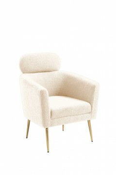 Halmar MELISA  leisure armchair cream / gold