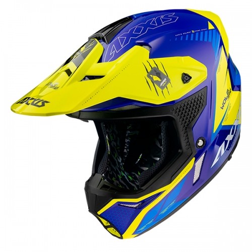 Axxis Helmets, S.a. Wolf Star Track (S) C17 MatBlue ķivere image 1