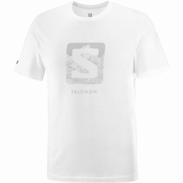Īsroku Sporta T-krekls Salomon  Outlife Logo Balts