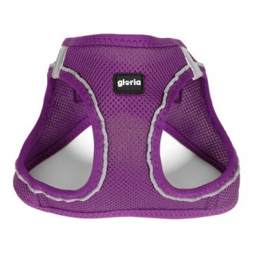 Suņu drošības siksna Gloria Air Mesh Trek Star Adjustable Violets L Izmērs (33,4-35 cm)