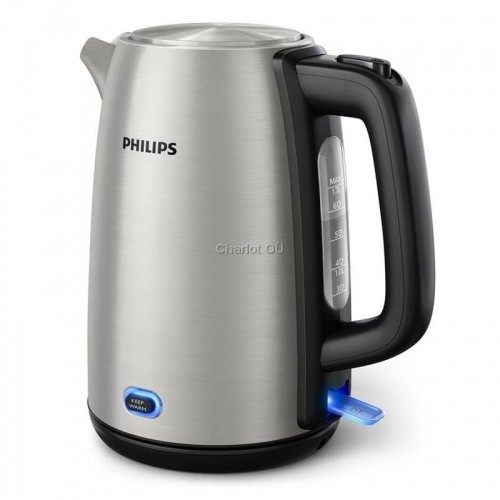 Philips Kettle HD9353/90 Viva Collection Electric,  1740-2060 W, 1.7 L, Stainless steel, 360° rotational base, Stainless steel image 1