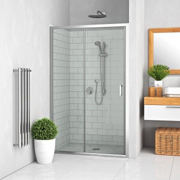 Roth LLD2/1300 SMONT LEGA LINE Brillant/Transparent 556-1300000-00-02 dušas durvis uzstādīšanai nišā