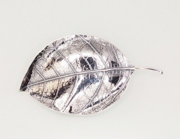 Серебряная брошь #2920184(POx-Bk), Серебро	925°, оксид (покрытие), 13.8 гр.