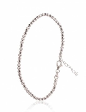 Серебряные браслеты #2600383(PRh-Gr), Серебро	925°, родий (покрытие), длина: 19 см, 5.3 гр.