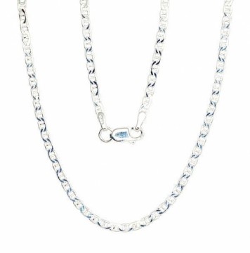 Sudraba ķēdīte Marina 2 mm , dimantu apstrādājums #2400088, Sudrabs	925°, garums: 47 cm, 4.5 gr.