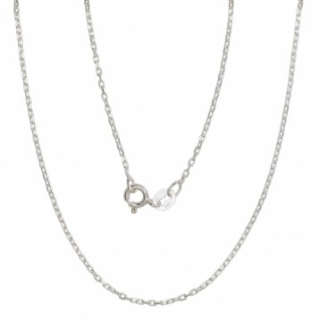 Серебряная цепочка Якорное 1 мм , алмазная обработка граней #2400084, Серебро	925°, длина: 55 см, 2.3 гр.