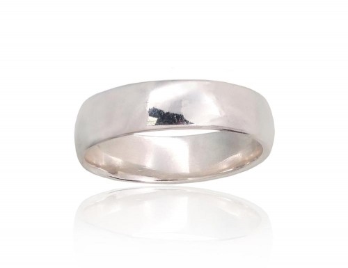 Серебряное обручальное кольцо #2101777, Серебро	925°, Размер: 22, 4.2 гр. image 1